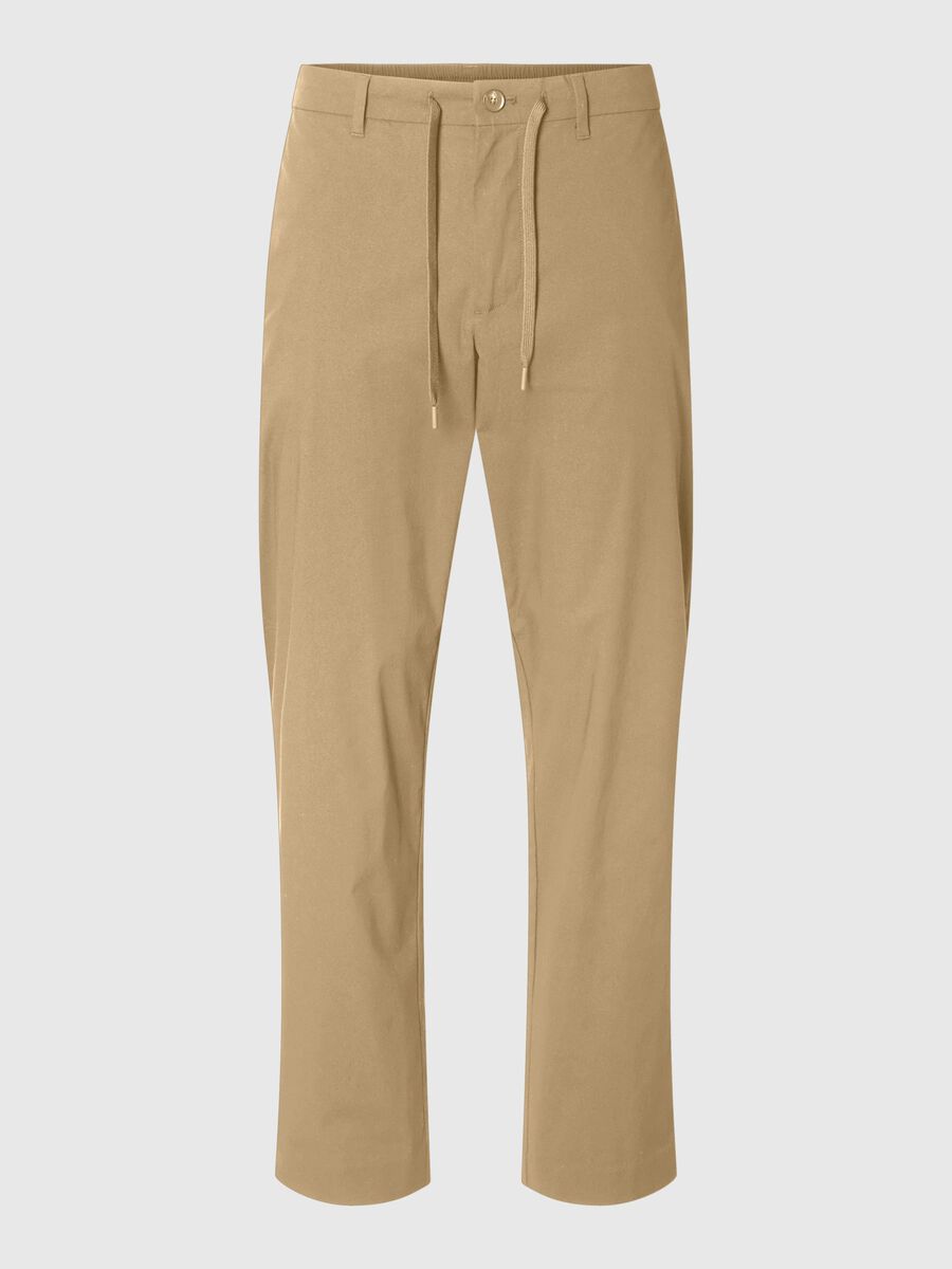 Selected 190 REGULAR FIT TAPERED TROUSERS, Chinchilla, highres - 16094570_Chinchilla_001.jpg