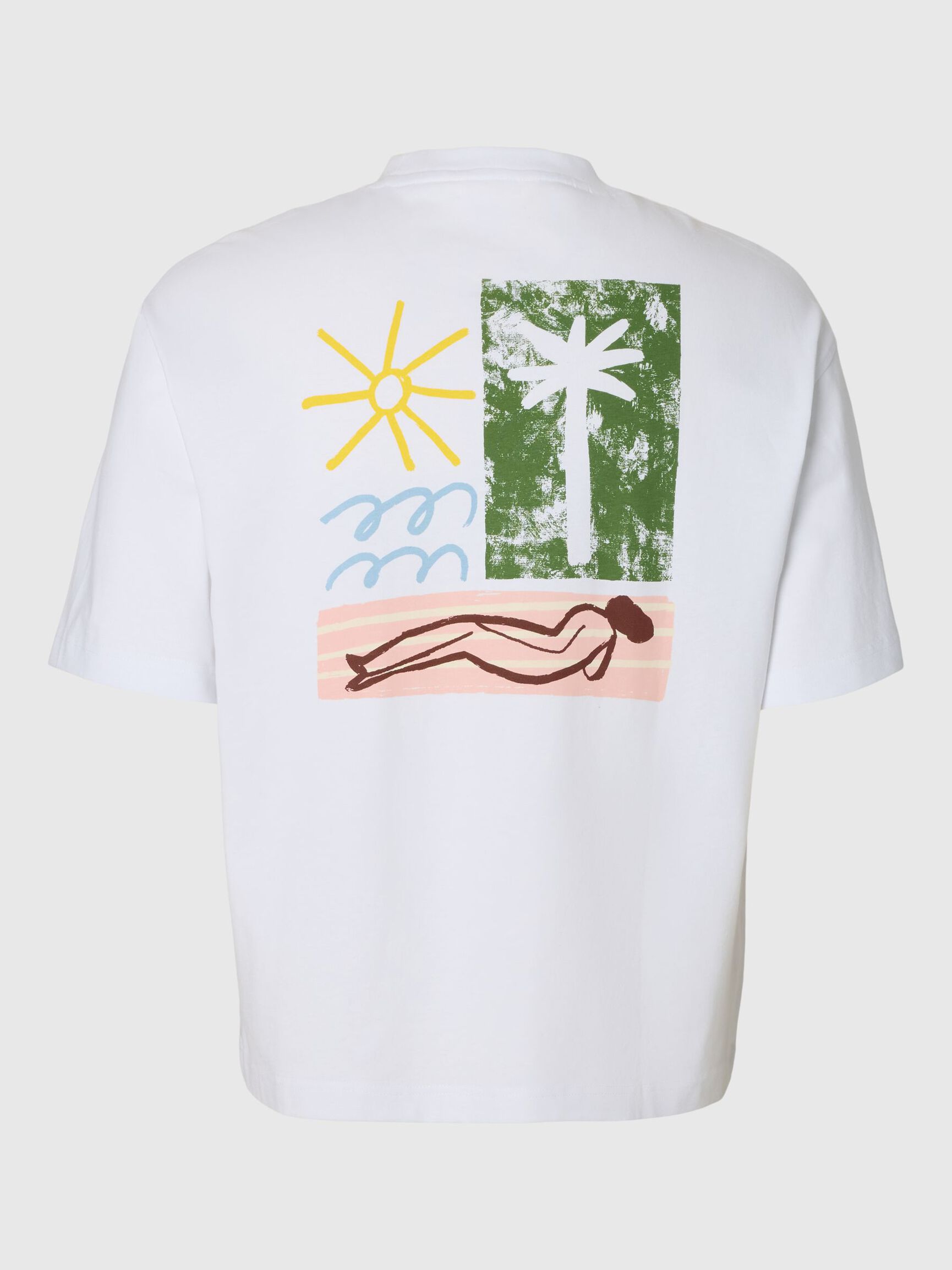 RELAXED FIT T-SHIRT, Bright White, highres