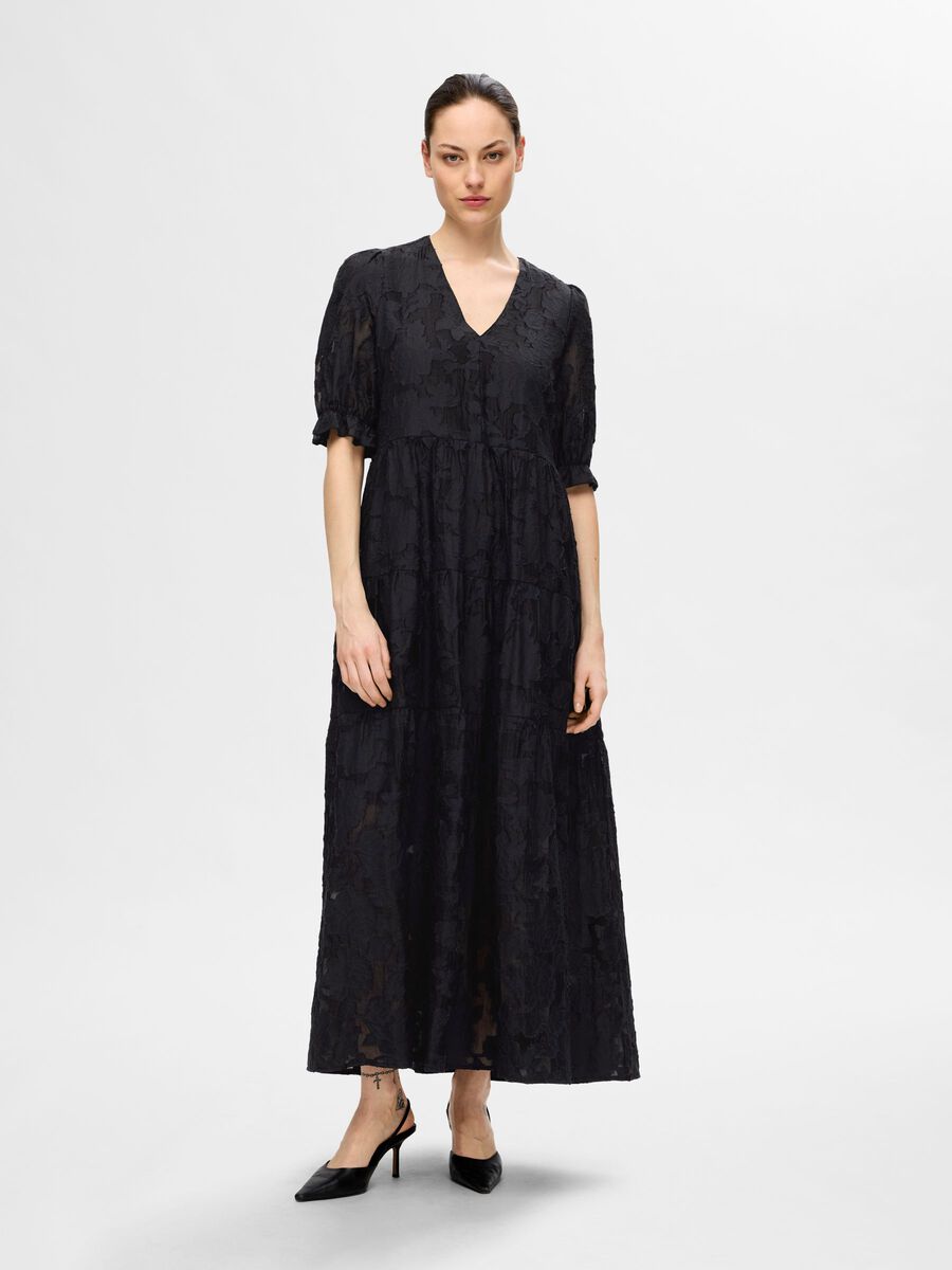 Selected GEBLÜMTES VISKOSEMIX MAXIKLEID, Dark Sapphire, highres - 16094187_DarkSapphire_003.jpg