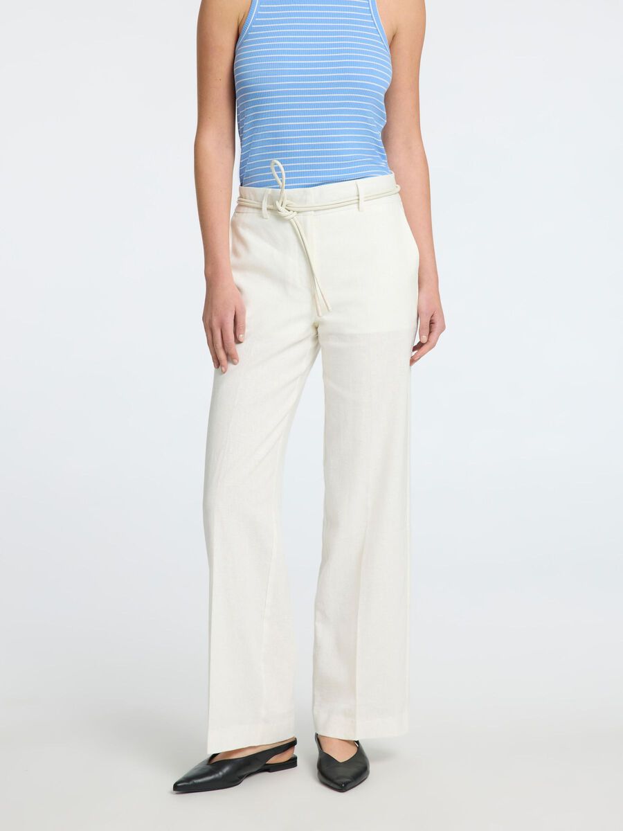 Selected ELEGANTES HOSE MIT WEITEM BEIN, Bright White, highres - 16096243_BrightWhite_003.jpg