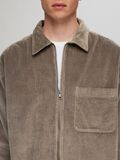 Selected CORDUROY OVERSHIRT, Morel, highres - 16094594_Morel_006.jpg