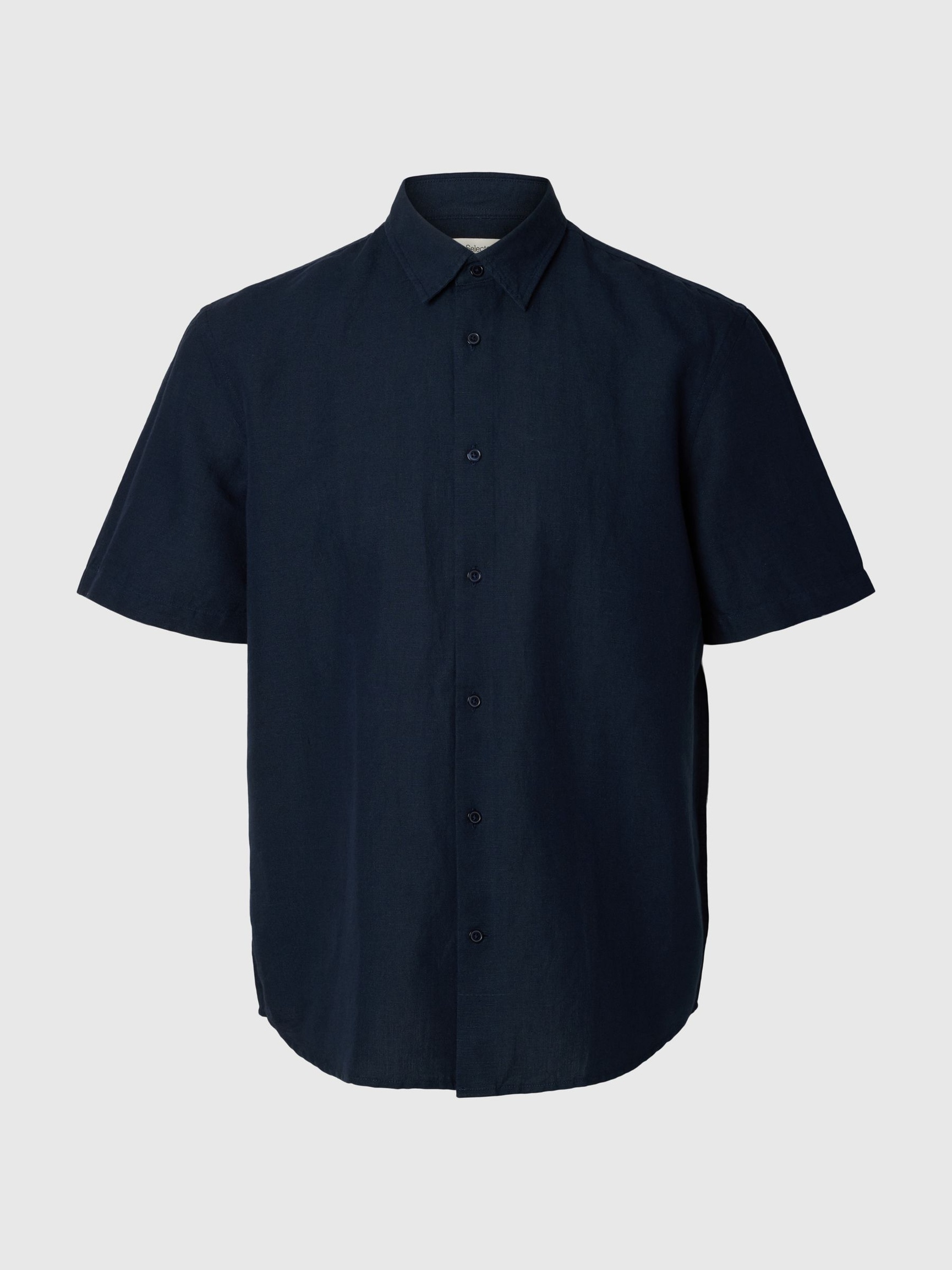 REGULAR FIT SKJORTE I LINBLANDING, Sky Captain, highres