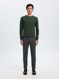 WOLMIX KRIJTSTREEP PANTALON, Grey, highres