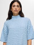Selected TEXTURED SHORT SLEEVED TOP, Cashmere Blue, highres - 16089209_CashmereBlue_008.jpg