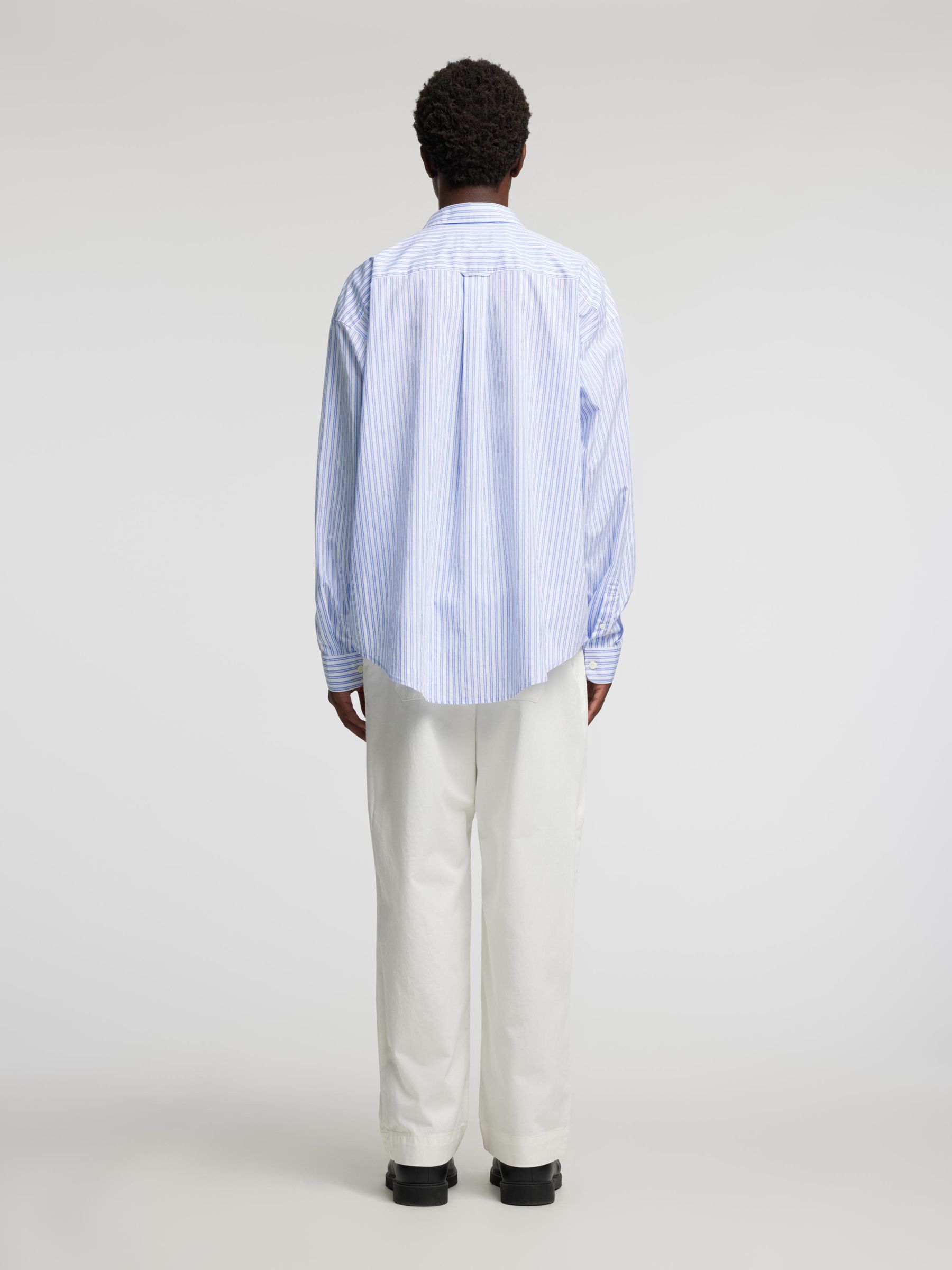 EMBROIDERED REGULAR FIT SHIRT, Bright White, highres