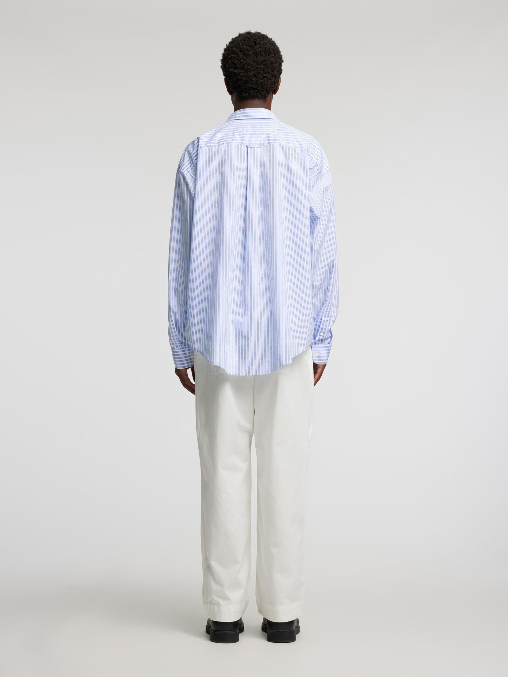EMBROIDERED REGULAR FIT SHIRT, Bright White, highres