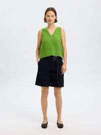 100% LINEN REVERSIBLE TOP, Spindle Tree, highres