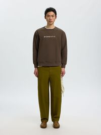RELAXED FIT SWEATSHIRT, Turkish Coffee, highres