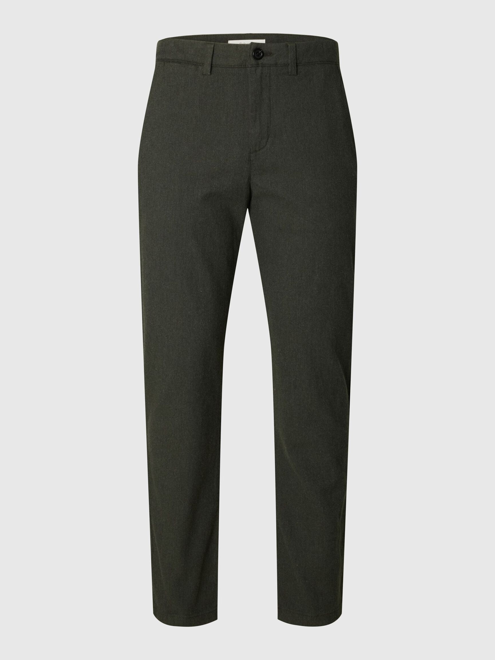 175 SLIM-FIT BRUSHED CHINOS, Forest Night, highres