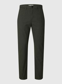 175 SLIM-FIT BRUSHED CHINOS, Forest Night, highres
