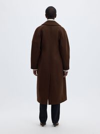 WOOL BLEND LONG COAT, Delicioso, highres