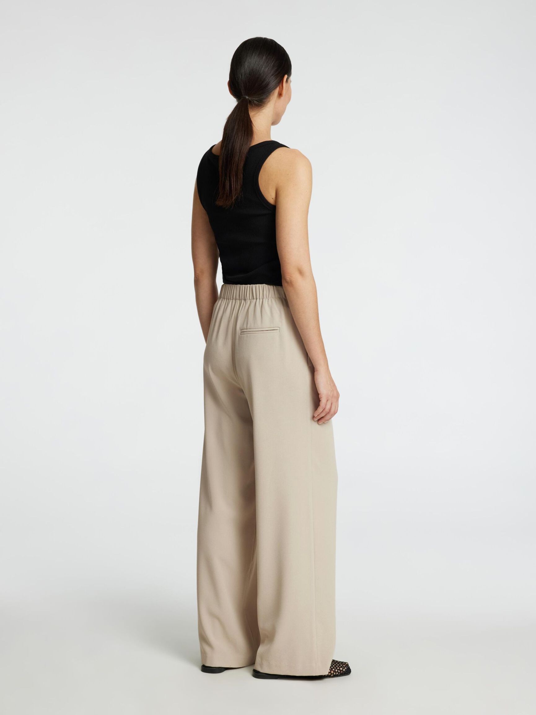 CLASSIC WIDE-LEG TROUSERS, Island Fossil, highres