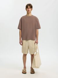 LOOSE FIT T-SHIRT, Morel, highres