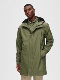 IMPERMÉABLE VESTE DE PLUIE, Deep Lichen Green, highres