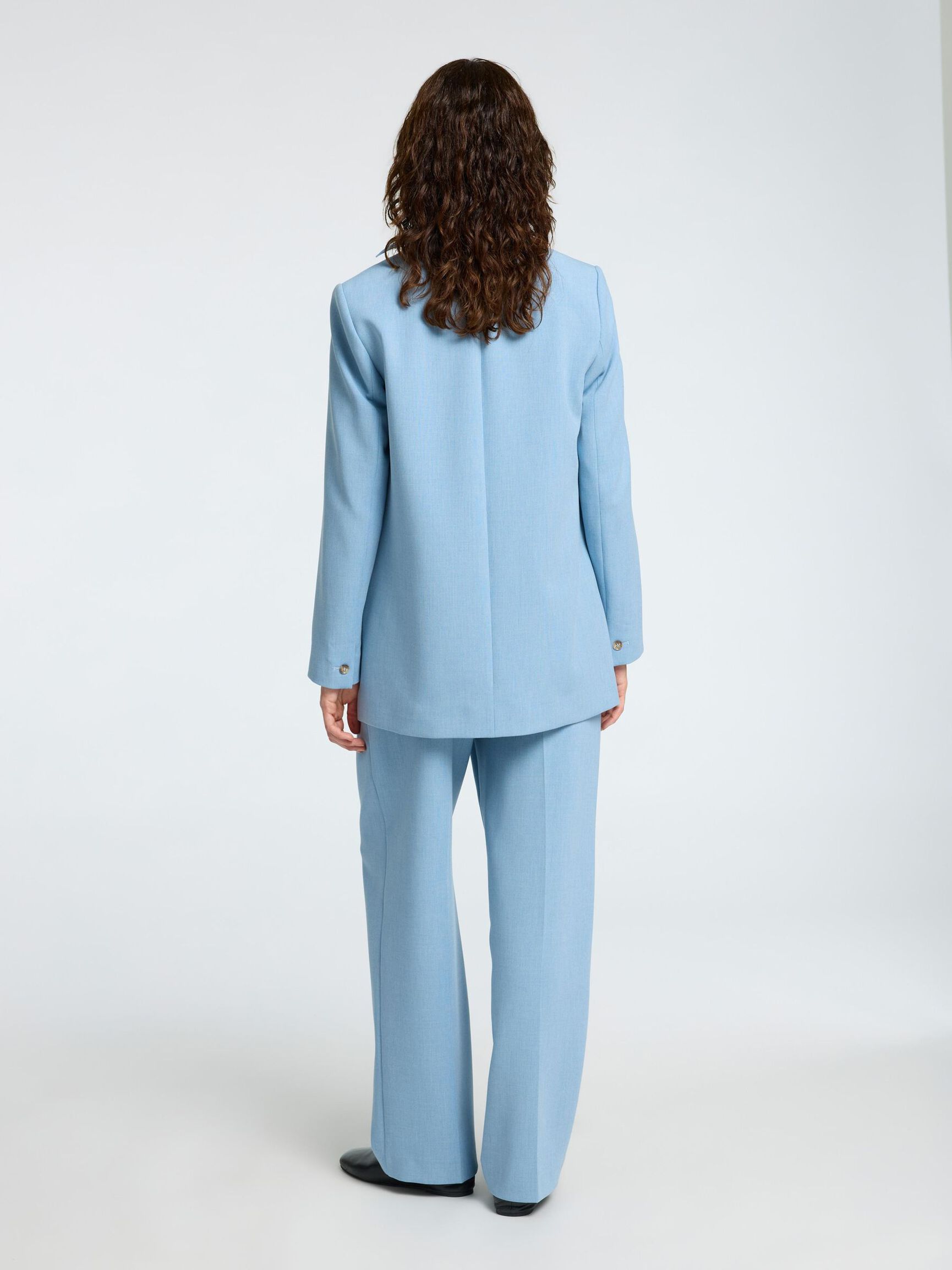 VISKOSEMIX OVERSIZE-BLAZER, Endless Sky, highres