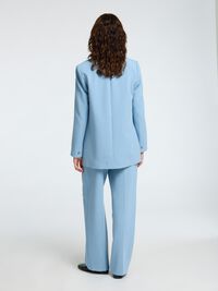 VISKOSEMIX OVERSIZE-BLAZER, Endless Sky, highres