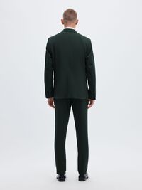 VISCOSE BLEND SLIM FIT BLAZER, Forest Night, highres