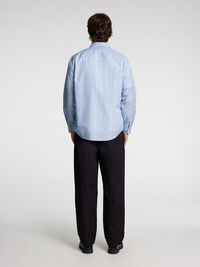 RELAXED FIT LONG SLEEVED SHIRT, Light Blue, highres