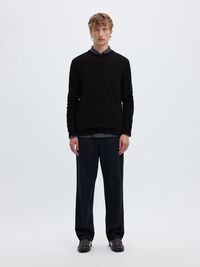 PULLOVER, Black, highres
