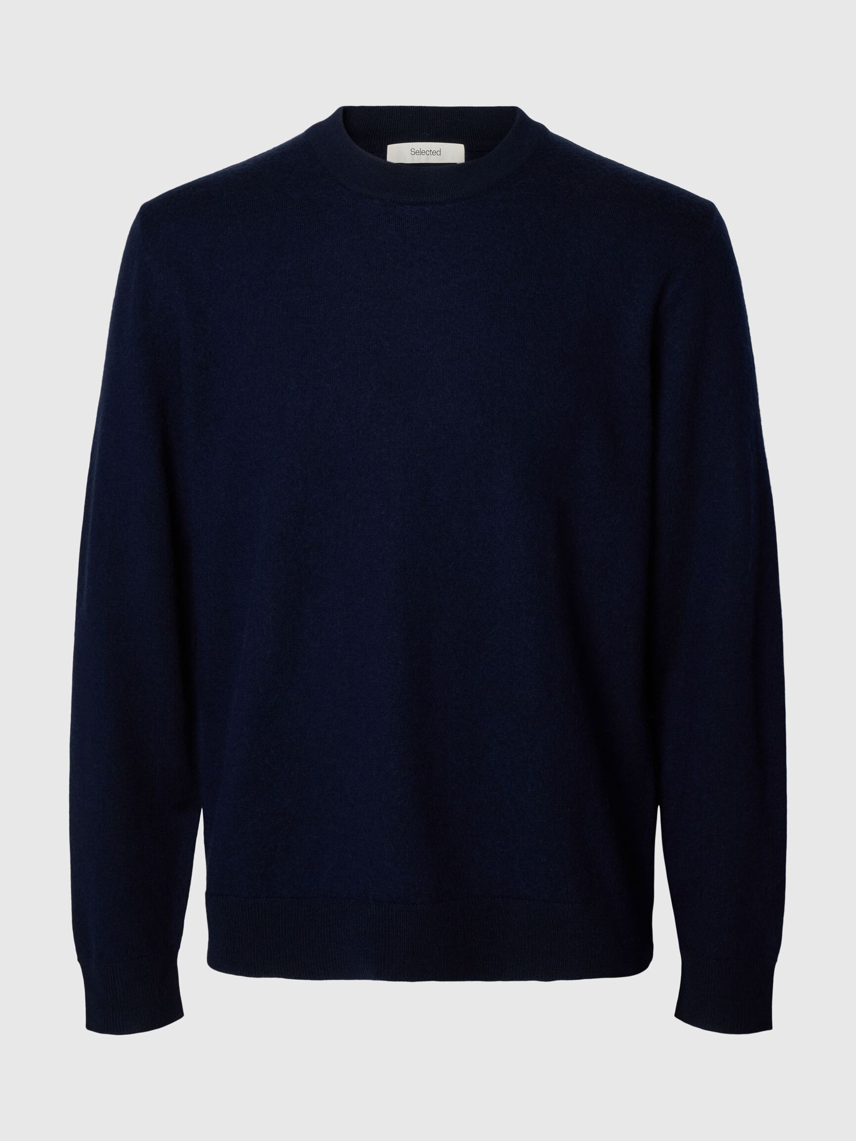 100% MERINO WOOL PULLOVER, Navy Blazer, highres