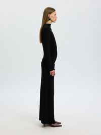 VESTITO LUNGO, Black, highres