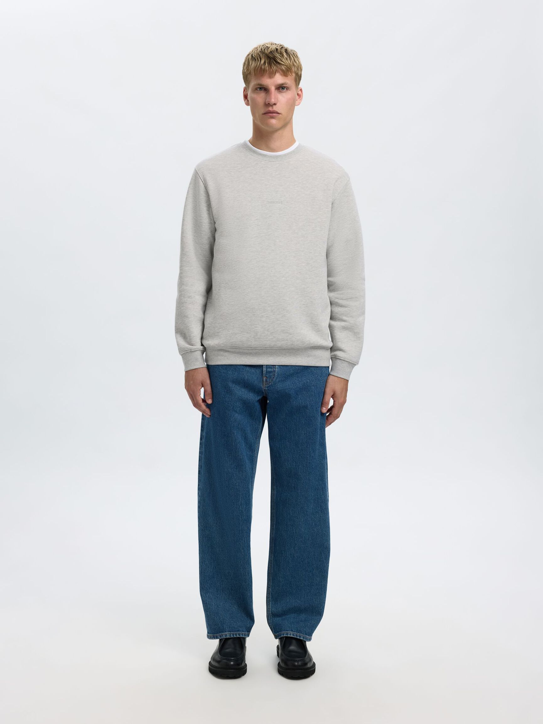 BORDADO SUDADERA, Light Grey Melange, highres