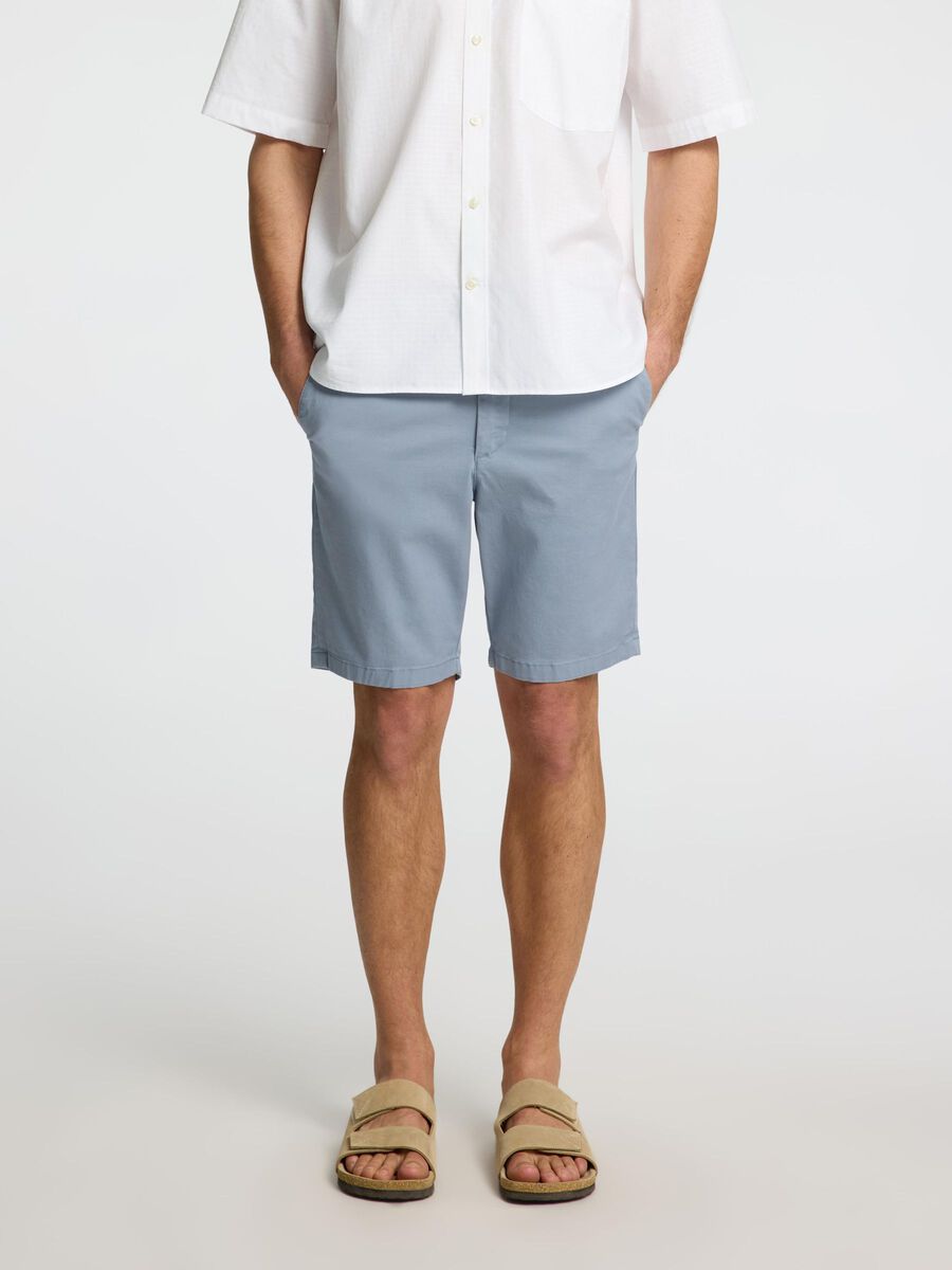 Selected SLIM-FIT CHINO SHORTS, Tradewinds, highres - 16092329_Tradewinds_003.jpg