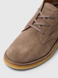 SUEDE CHUKKA BOOTS, Greige, highres