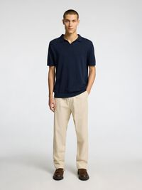 DISEÑO CLÁSICO PANTALONES DE CORTE TAPERED, Oatmeal, highres