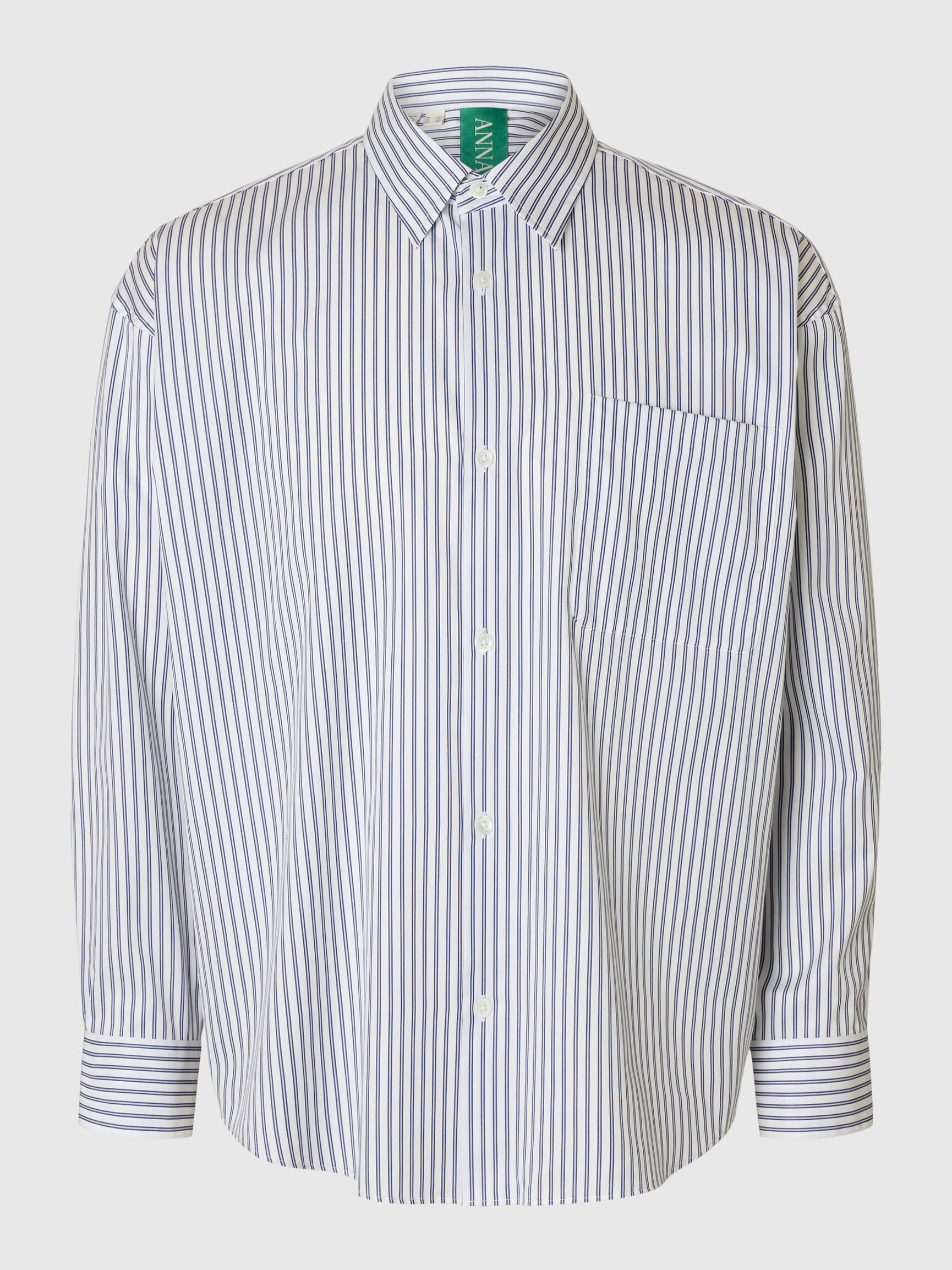 RELAXED FIT  SHIRT, Dark Navy, highres