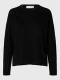 Selected LINEN BLEND KNITTED JUMPER, Black, highres - 16096205_Black_001.jpg