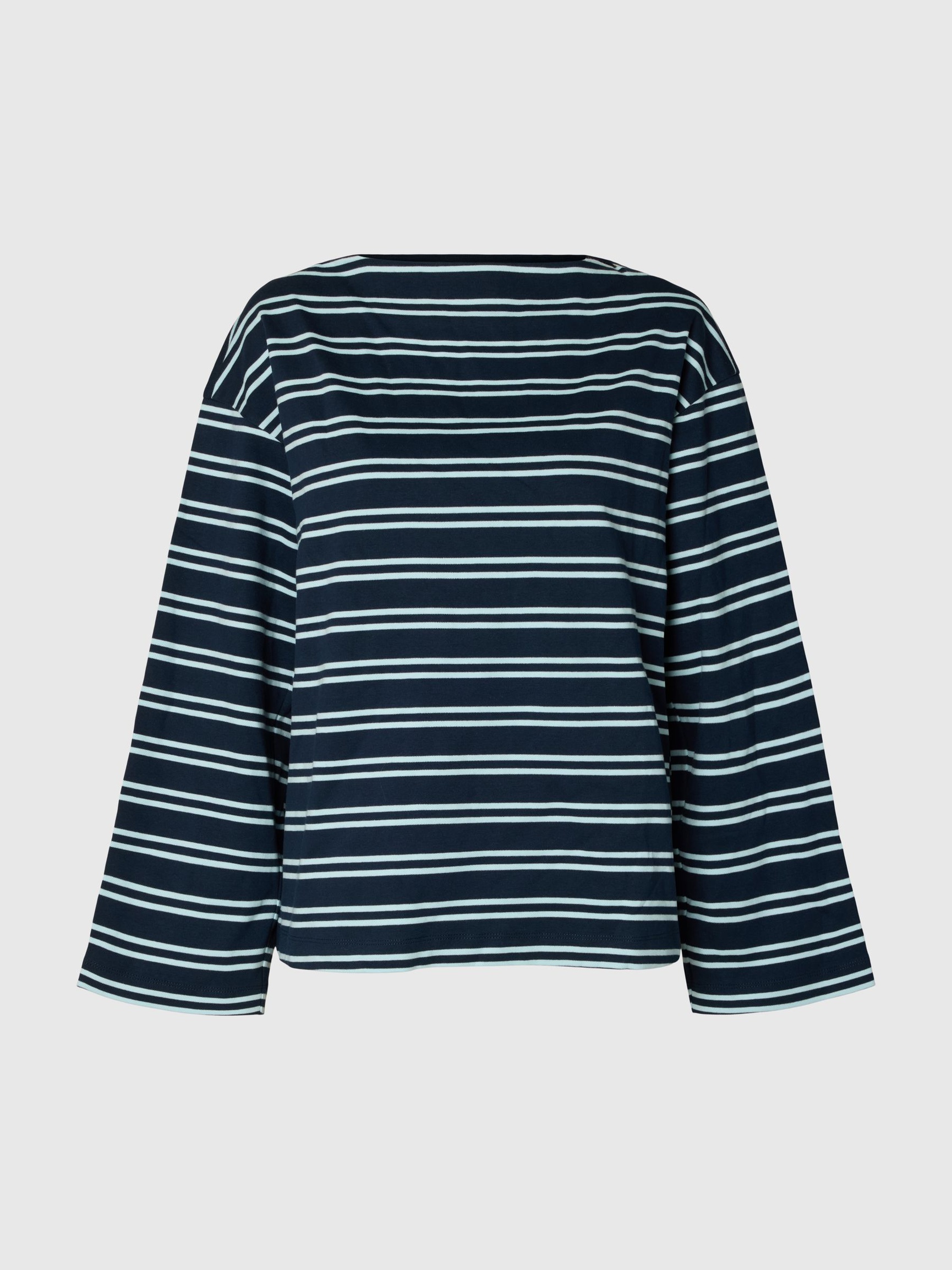BOOTHALS TOP MET LANGE MOUWEN, Dark Sapphire, highres