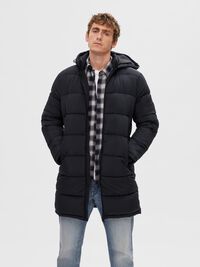 LONG PUFFER JACKET, Stretch Limo, highres