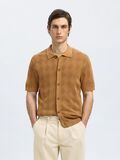 Selected KURZARM POLOHEMD AUS STRICK, Chipmunk, highres - 16097564_Chipmunk_003.jpg