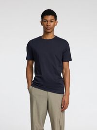 3-PACK COTTON T-SHIRT, Oatmeal, highres