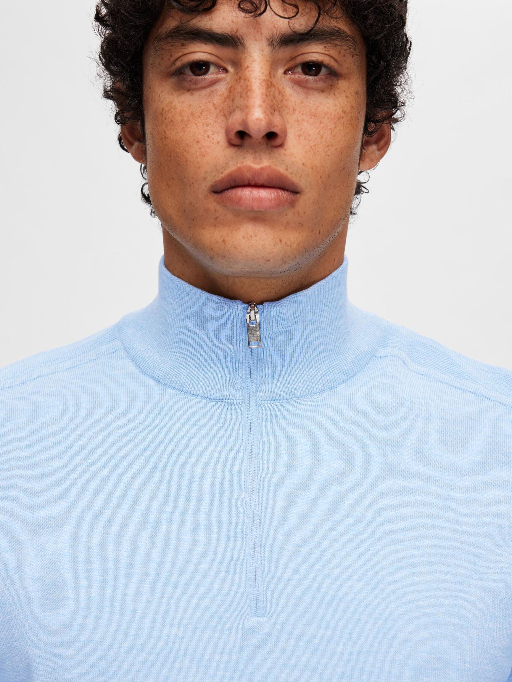 PULLOVER A MAGLIA, Cashmere Blue, highres