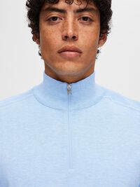 PULLOVER A MAGLIA, Cashmere Blue, highres