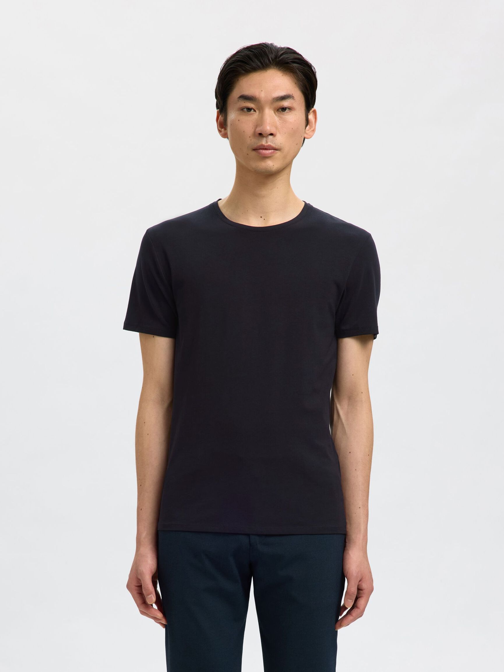 KORTE MOUWEN T-SHIRT, Black, highres