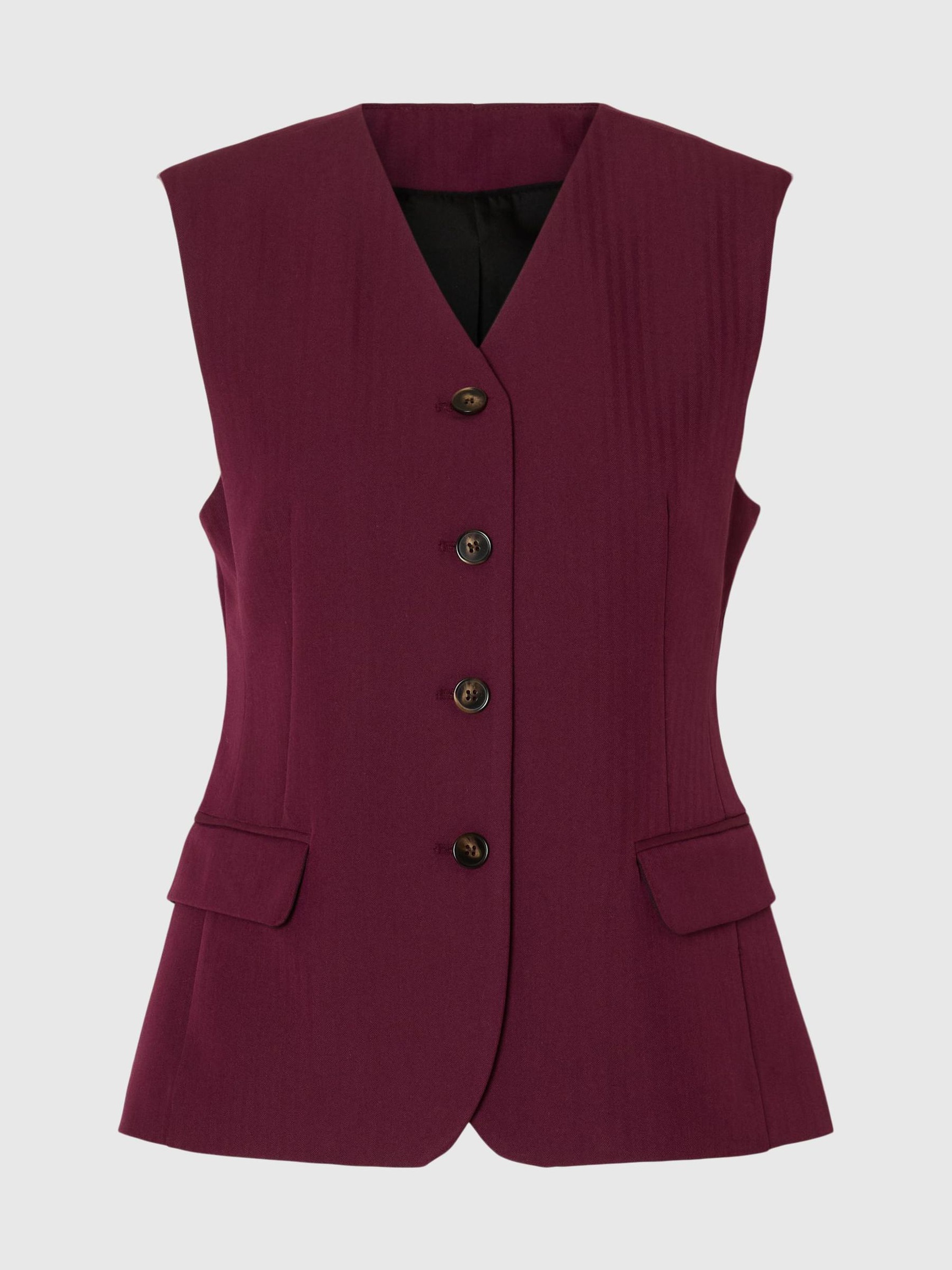 SKRÆDDERSYEDE VEST, Fig, highres