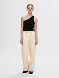 Selected SLEEVELESS ONE-SHOULDER TOP, Black, highres - 16092974_Black_005.jpg