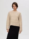 Selected STRUCTURED WOOL BLEND JUMPER, Irish Cream, highres - 16094705_IrishCream_1133751_003.jpg