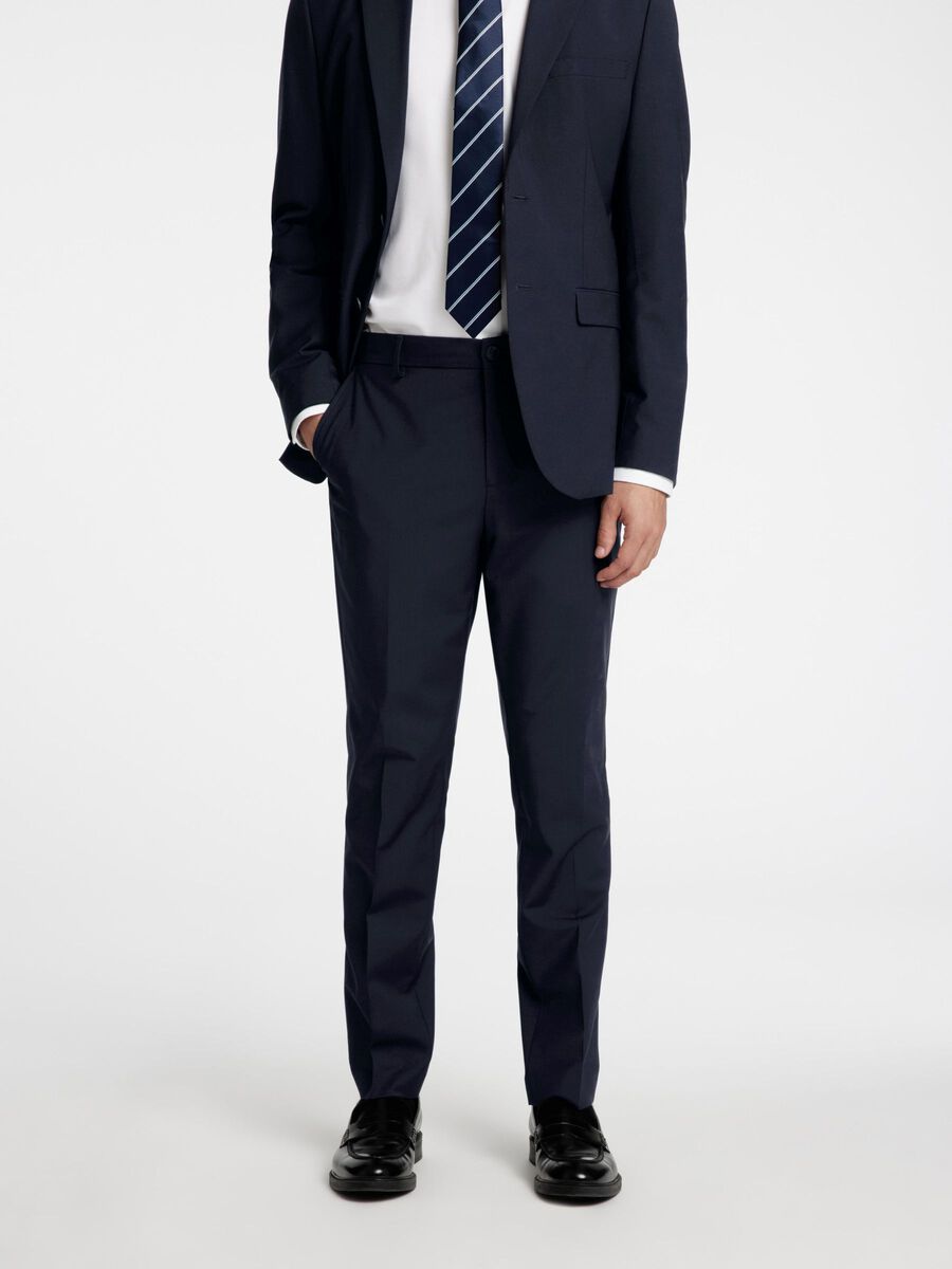 Selected SLIM FIT WOOL BLEND SUIT TROUSERS, Sky Captain, highres - 16094335_SkyCaptain_003.jpg