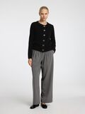 Selected WOOL BLEND KNITTED CARDIGAN, Black, highres - 16094281_Black_005.jpg