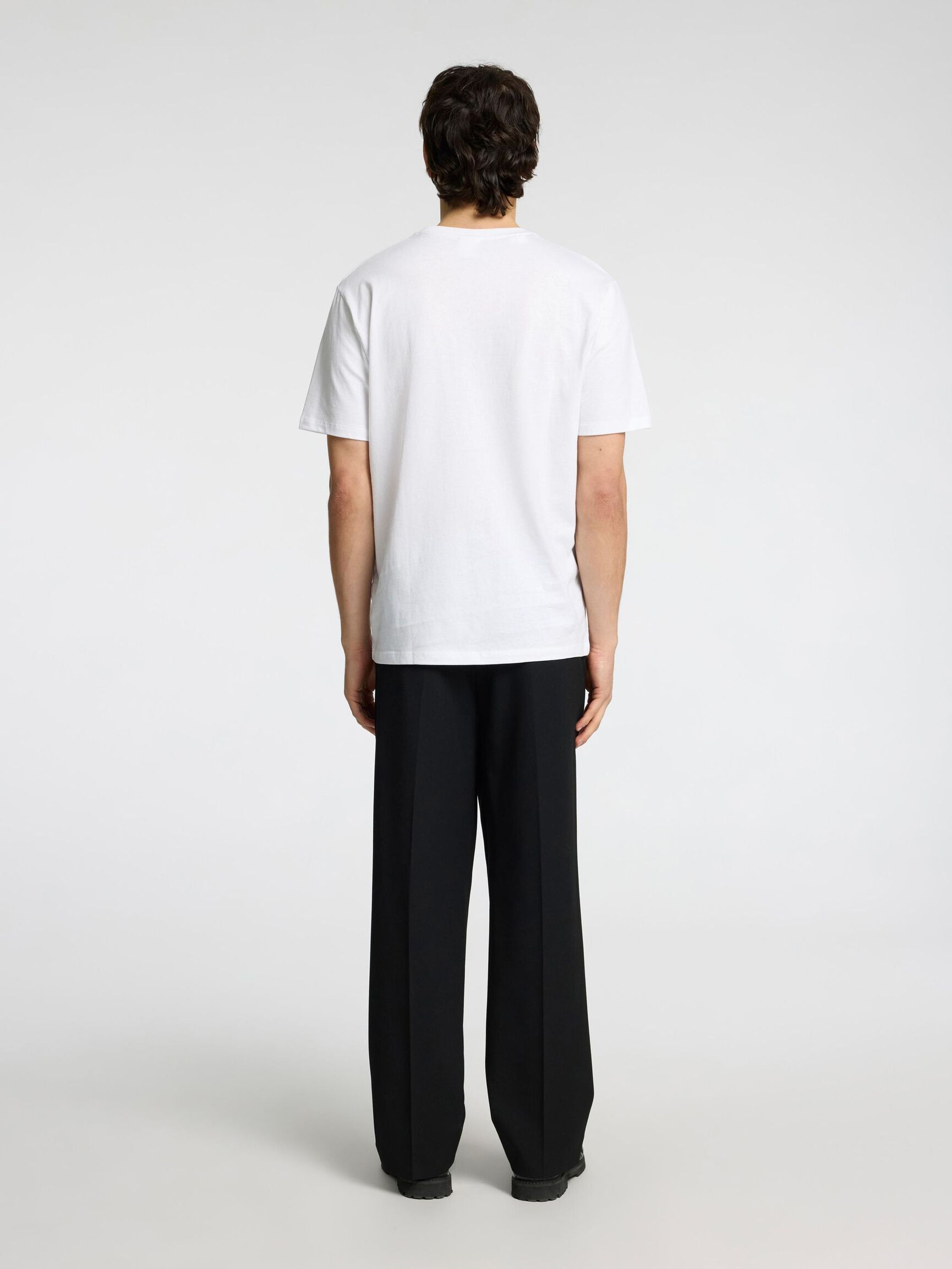 REGULAR FIT PRINTED T-SHIRT, White, highres