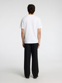REGULAR FIT PRINT T-SHIRT, White, highres