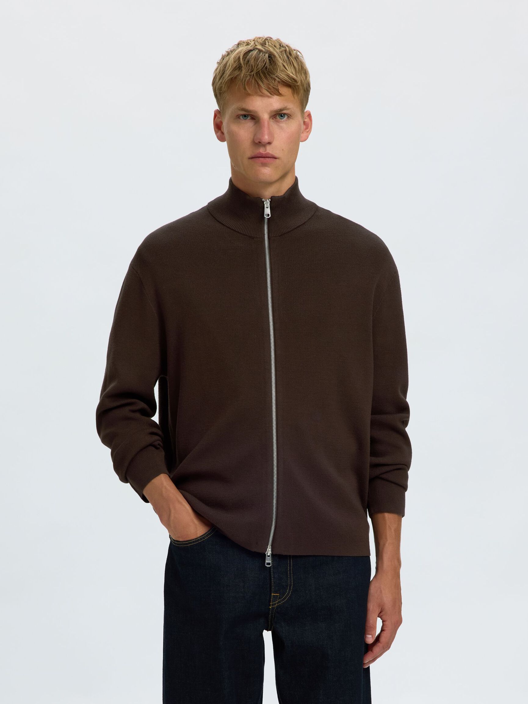 RELAXED FIT CARDIGAN, Delicioso, highres
