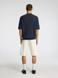 CAMICIA POLO IN MAGLIA, Outer Space, highres