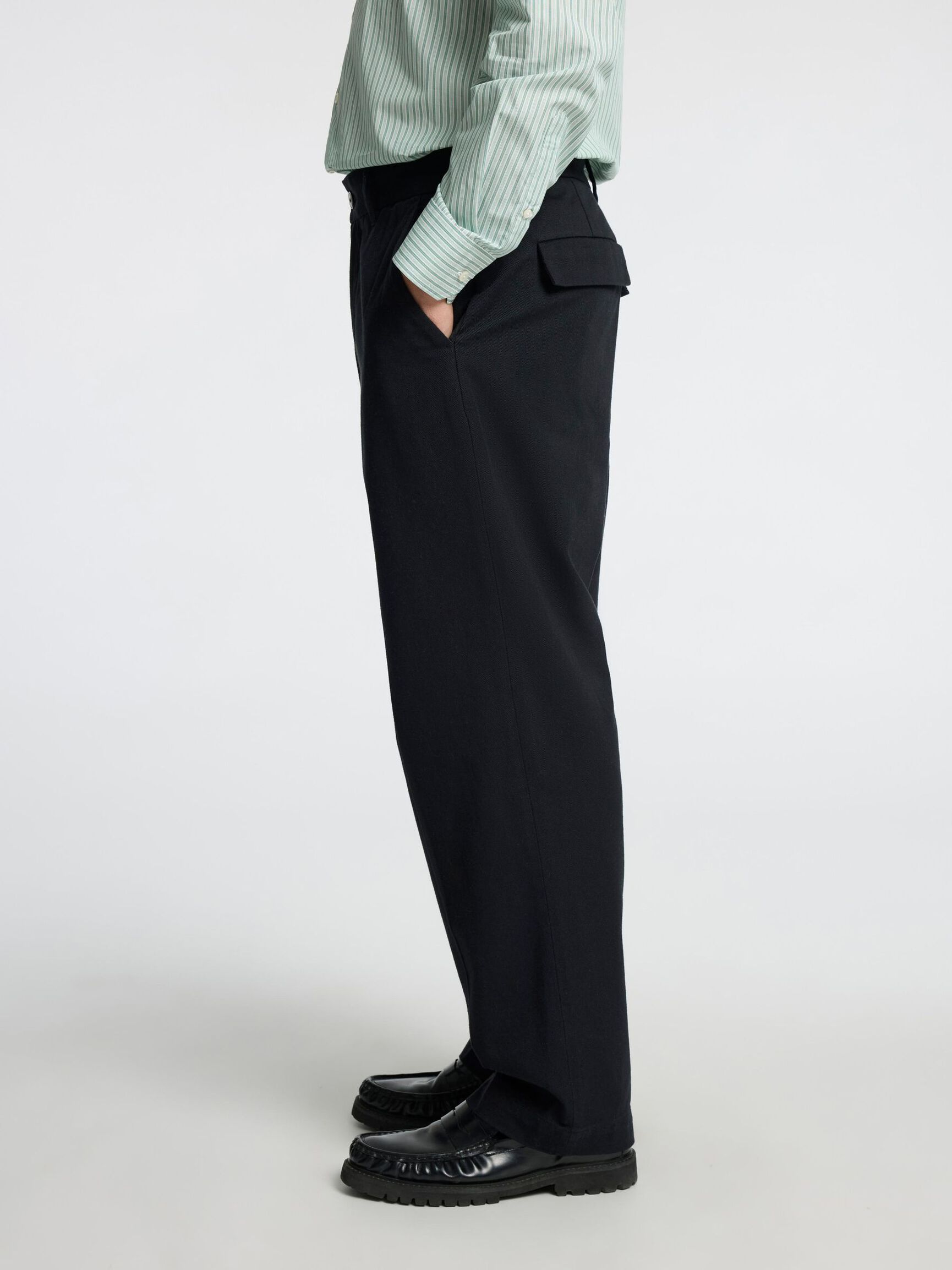 LOOSE FIT -HOUSUT, Black, highres