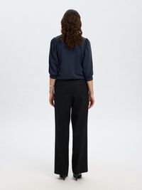 PUFF SLEEVE SWEATSHIRT, Dark Sapphire, highres
