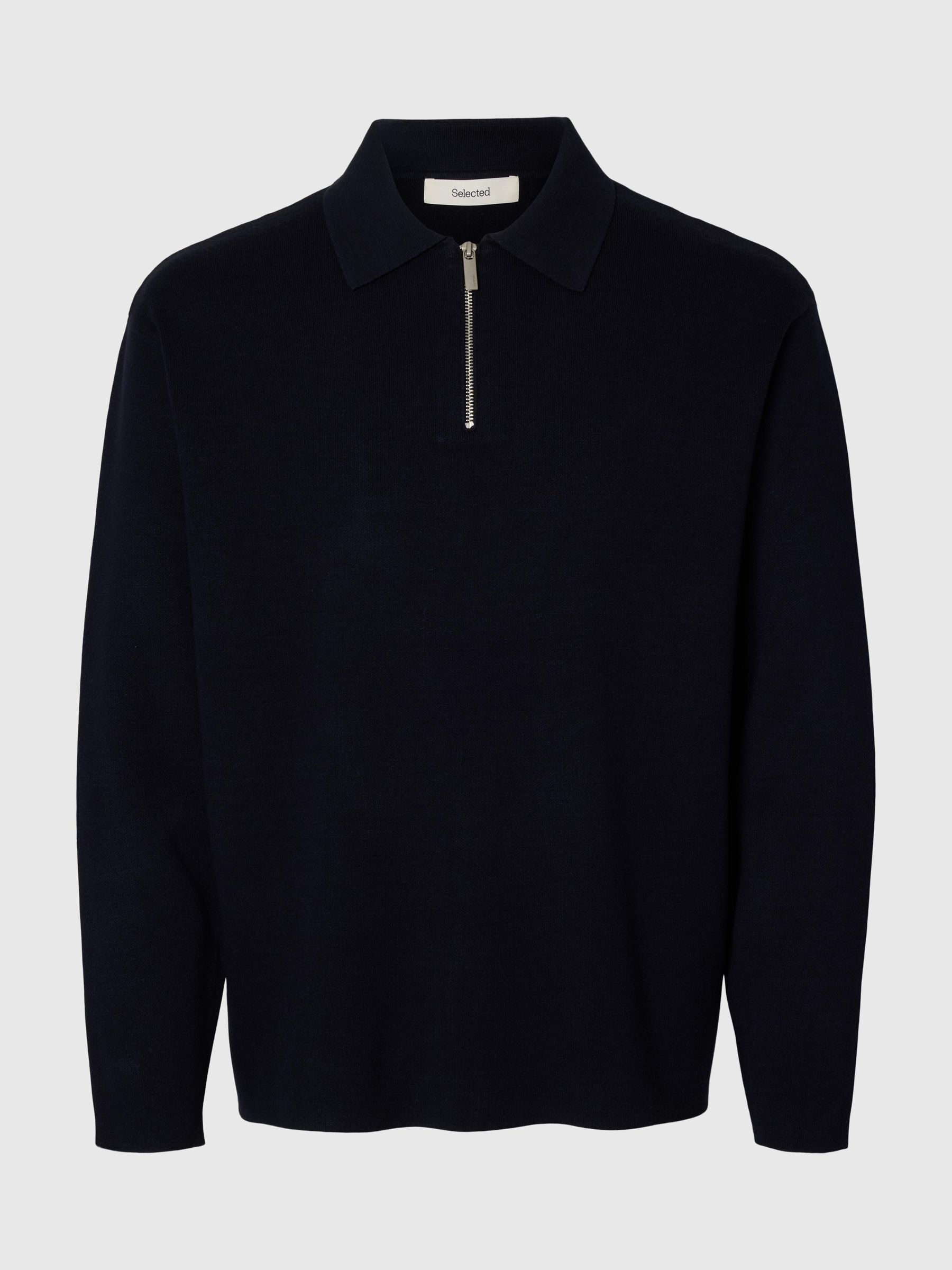 HALF-ZIP PULLOVER, Sky Captain, highres